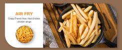Geek Chef 6 Slice 26QT/26L Air Fryer Fry Oil-Free, Extra Large Toaster Oven Combo, Air Fryer Oven, Roast, Bake, Broil,Convection Countertop Oven