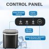 Simple Deluxe Ice Maker Machine for Countertop, 26lbs Ice/24Hrs, 9 Ice Cubes Ready in 6 Mins, Portable Self-Clean Ice Machine with Scoop and Basket