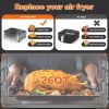 Geek Chef 6 Slice 26QT/26L Air Fryer Fry Oil-Free, Extra Large Toaster Oven Combo, Air Fryer Oven, Roast, Bake, Broil,Convection Countertop Oven