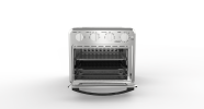 Geek Chef Air Fryer Toaster Oven Combo, 4 Slice Toaster Convection Oven Warm, Broil, Toast, Bake, Oil-Free, Accessories Included, Stainless Steel