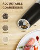 Gravity Electric Salt And Pepper Grinder Set Automatic Shakers Mill Grinder With LED Light, Battery Powered Adjustable Coarseness One Hand Operation
